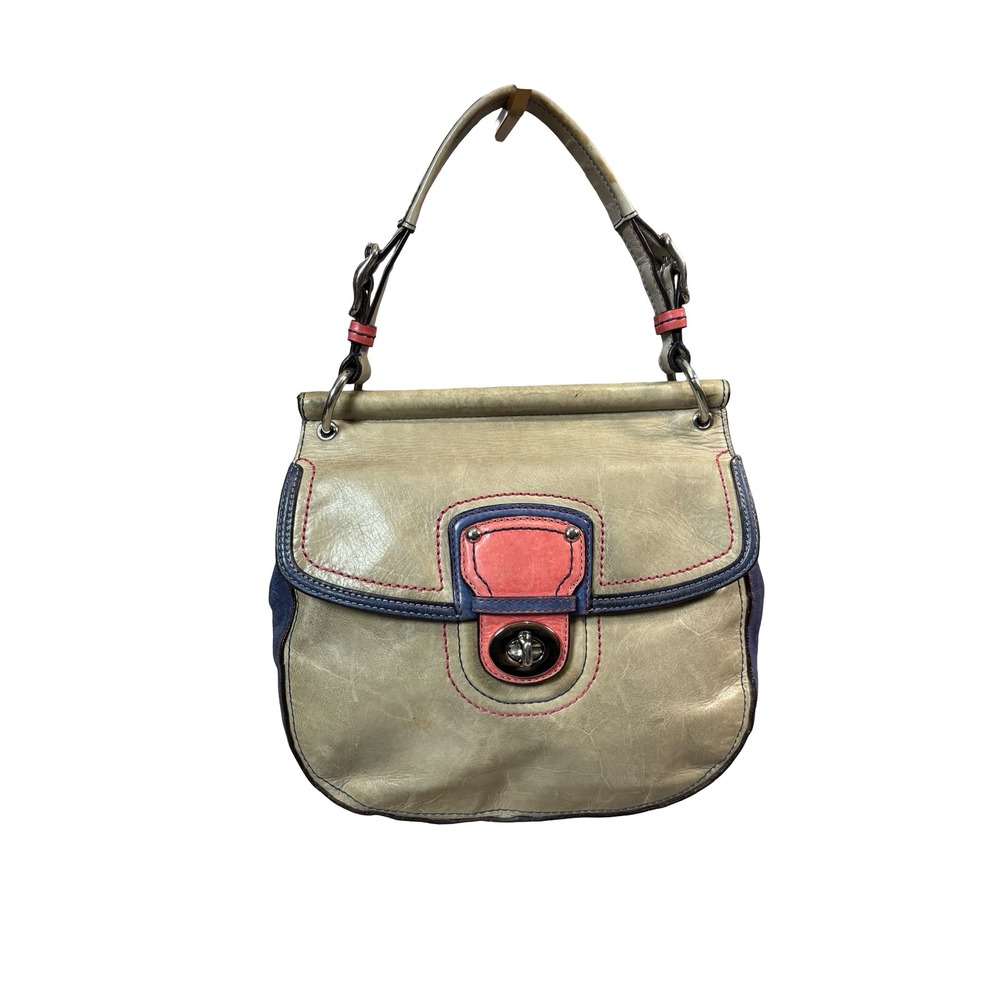 Coach 70th Anniversary Legacy Willis Colorblock Leather Bag 19031